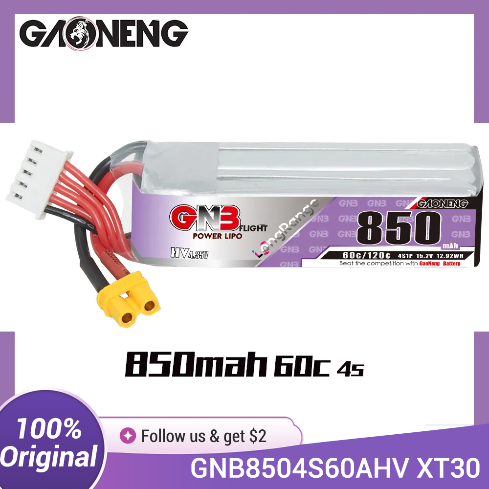 GAONENG GNB 리포 배터리 850mAh 4S 1 - Drone Battery 4S 리뷰 및 가격