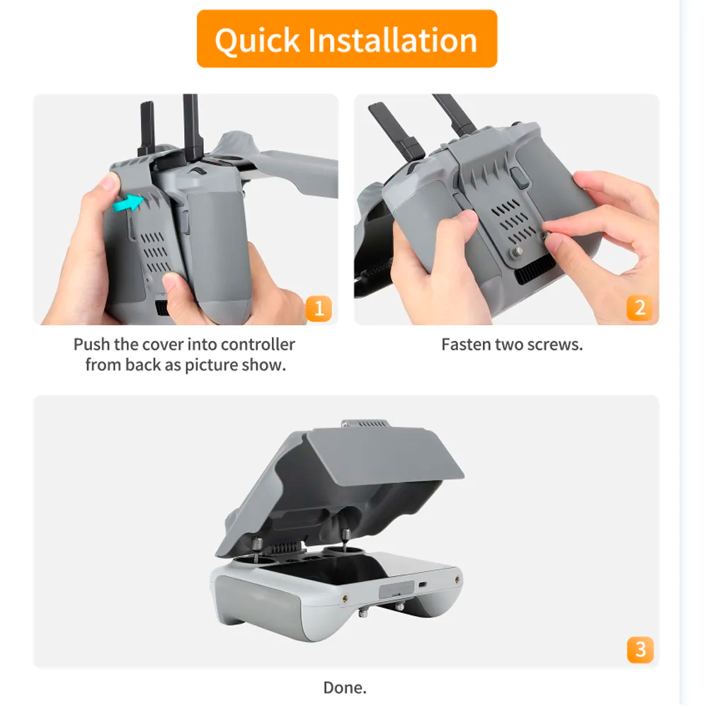 DJI RC/RC2 리모컨용 화면 보호 쉘, DJI F - Dji Drone Mini 4 Pro 리뷰 및 가격
