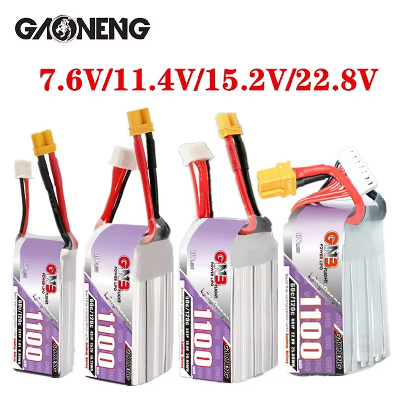 GNB 1100mAh 2S 3S 4S 6S 60C/12 - Drone Battery Connector 리뷰 및 가격